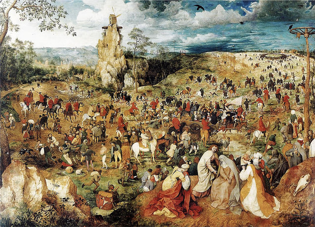 1564 Pieter Bruegel the Elder‘s “The Procession to Calvary”